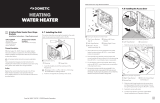 Dometic 6 Gallon Water Heater Door Hinge Brackets Guide d'installation
