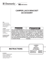 Dometic AE Systems Camper Jack Bracket Accessory 3105638.005_3105638.013_3105639.003 Guide d'installation