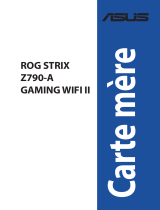 Asus ROG Strix Z790-A Gaming WiFi II Manuel utilisateur