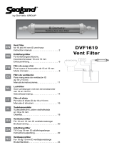 Dometic Sealand Vent Filter DVF1619 Guide d'installation