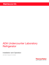 Thermo Fisher Scientific Undercounter ADA Laboratory Refrigerator Manuel utilisateur