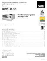 Ruck KVR 8050 D4 30 Le manuel du propriétaire