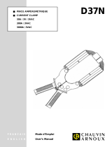 Chauvin-Arnoux CAD37N Le manuel du propriétaire
