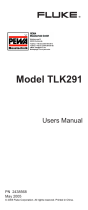 Fluke TLK291 Conjunto de Sondas de Teste Le manuel du propriétaire