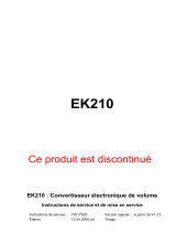 Elster EK210 Mode d'emploi