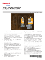 Maxon Series 8000 Air Actuated Valves Fiche technique