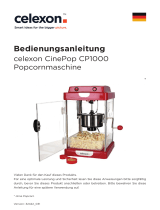 Celexon Machine à popcorn CinePop CP1000 Le manuel du propriétaire