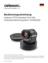 Celexon PTZ camera Full HD video conferencing system VKS2040 Le manuel du propriétaire