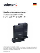 Celexon WHD30M Expert radiowy system bezprzewodowy HDMI 4K UHD 3840x2160 60GHz Le manuel du propriétaire