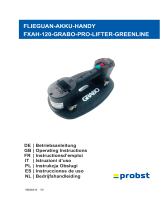 probst FXAH-120-GRABO-PRO-LIFTER-GREENLINE Manuel utilisateur