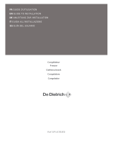 De Dietrich DFU1781ED Le manuel du propriétaire