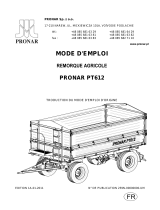 PRONAR PT612 Le manuel du propriétaire