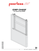 Peerless EWP-OH85F Guide d'installation