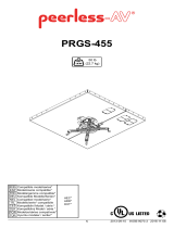 Peerless PRGS-455 Guide d'installation
