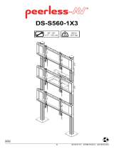Peerless DS-S560-1X3 Guide d'installation
