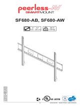 Peerless SF680-B Guide d'installation