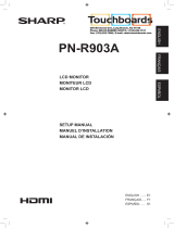 Sharp PN-R903A Guide d'installation