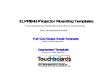 Epson ELPMB43 Ultra-Short Throw Wall Mount Template