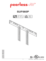 Peerless SUF660P Guide d'installation
