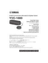 Yamaha 10-YVC1000-NA Guide de démarrage rapide