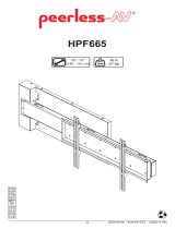 PEERLESS-AV HPF665 Le manuel du propriétaire
