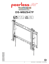 Peerless DS-MBZ647P Guide d'installation