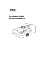 Epson PowerLite 700U Guide d'installation