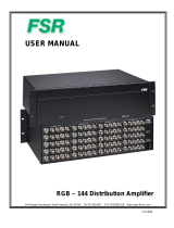 FSR RGB-144 Manuel utilisateur