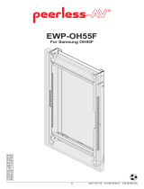 Peerless EWP-OH55F Guide d'installation