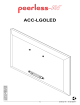 Peerless ACC-LGOLED Guide d'installation