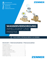 Zenner single /multi jet meters / cartridge meters Guide d'installation