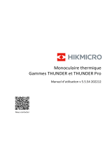 HIKMICRO THUNDER Clip-On Manuel utilisateur