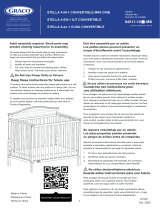 Storkcraft Graco Stella 4-in-1 Convertible Mini Crib Assembly Instructions