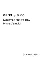 AUDIOSERVICE CROS quiX G6 Mode d'emploi
