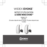 Widex EVOKE E-F2 50 Mode d'emploi