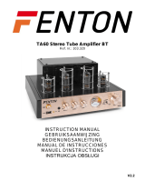 Fenton TA60 Hybrid Stereo Tube Amplifier BT Le manuel du propriétaire