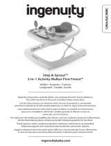 ingenuity Ingenuity Step & Sprout 3-in-1 Baby Activity Walker, First Forest Le manuel du propriétaire