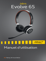 Jabra Evolve 65 SE UC Stereo Manuel utilisateur