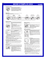 Casio G-3101FD Mode d'emploi