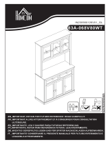 HOMCOM 83A-068V80WT Assembly Instructions