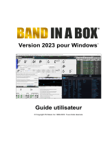PG Music Band-in-a-Box 2023 for Windows Mode d'emploi