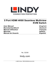 Lindy 5 Port Seamless Multiview KVM Switch Manuel utilisateur