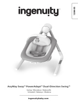 ingenuity Ingenuity AnyWay Sway Multi-Direction Portable Baby Swing, Ray Le manuel du propriétaire