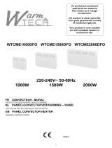 Warm Tech WTCME1000DFO Le manuel du propriétaire