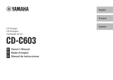 Yamaha CD-C603 Le manuel du propriétaire