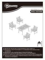 Outsunny 84G-343V00TK Assembly Instructions