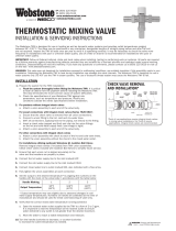 NIBCO Thermostatic Mixing Valve 120F Guide d'installation