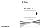 Sylvox RT32R3KGCA 32 Inch Smart RV TV Manuel utilisateur