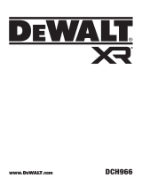 DeWalt DCH966Z2 Manuel utilisateur