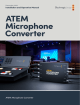 Blackmagic ATEM Microphone Converter  Manuel utilisateur